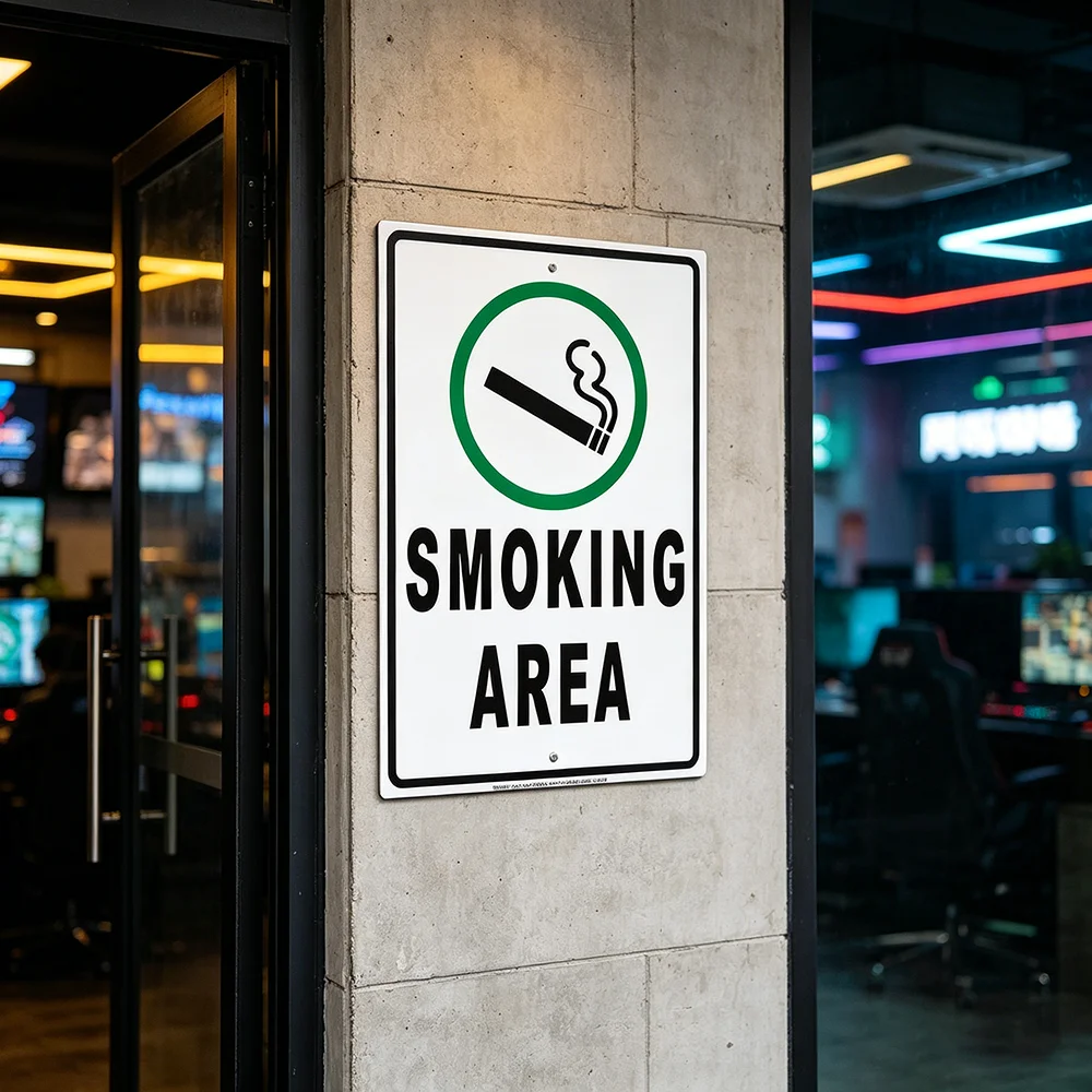 Safety Sign Smoking Vaping All - огляд і ціна Vaping Store